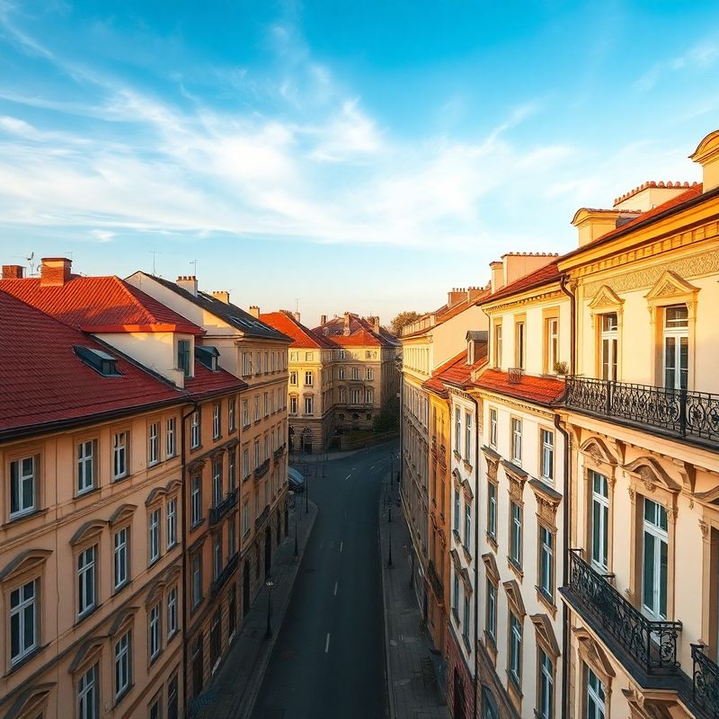 Brněnská ulice s klasickými budovami